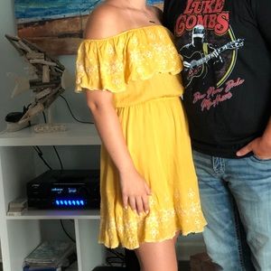 Lulus Off the Shoulder dress